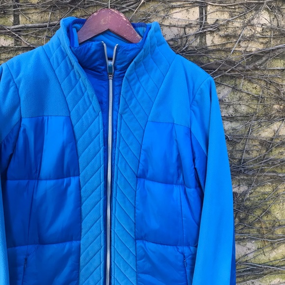 lululemon athletica Jackets & Blazers - Lululemon Multi Patterned Blue Full Zip Jacket